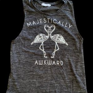 Cute majestically awkward tank top